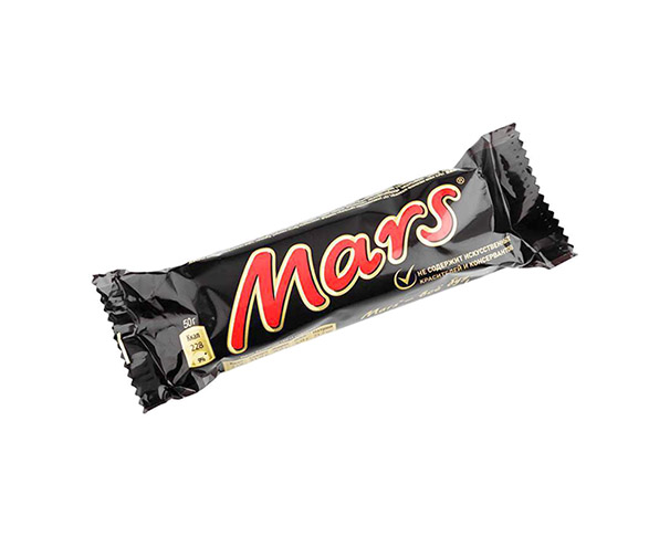 Шоколадный батончик МАРС 50 г / интернет-магазин напитков Лоза в Улан-Удэ