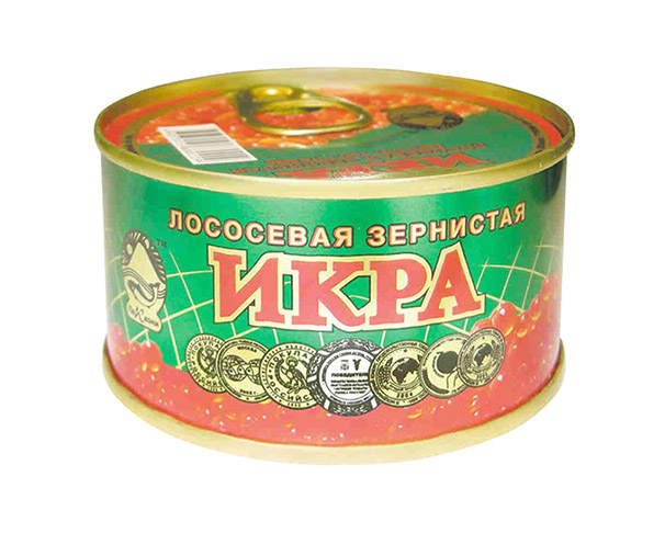 Икра ГЕОРГИЕВСКАЯ лососевая 90г ж/б с/к / интернет-магазин напитков Лоза в Улан-Удэ