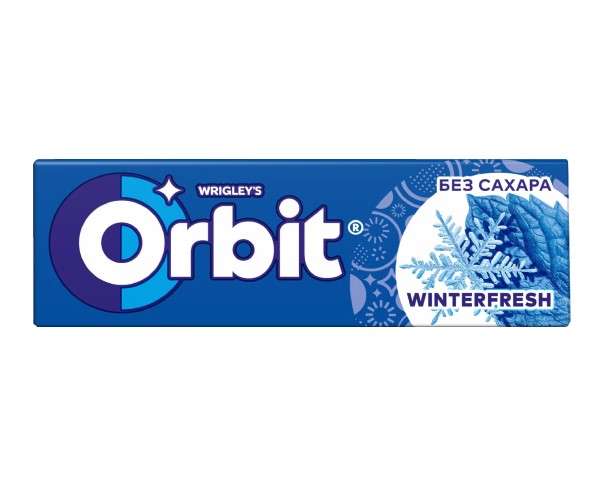 Жев резинка ОРБИТ Винтерфреш 13,6г / интернет-магазин напитков Лоза в Улан-Удэ