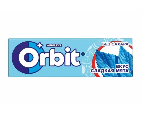 Жев резинка ОРБИТ Сладкая мята 13,6г / интернет-магазин напитков Лоза в Улан-Удэ