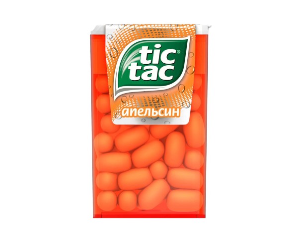 Драже ТИК ТАК апельсиновое 16 г / интернет-магазин напитков Лоза в Улан-Удэ