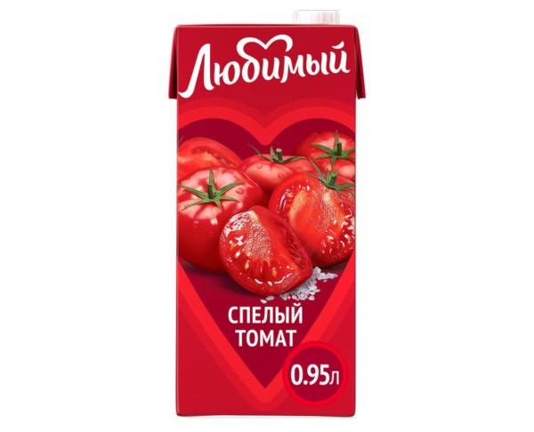 Сок ЛЮБИМЫЙ Томат 950 мл / интернет-магазин напитков Лоза в Улан-Удэ