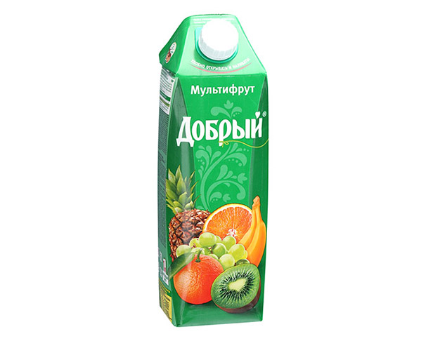 Нектар ДОБРЫЙ Мультифрукт 1л / интернет-магазин напитков Лоза в Улан-Удэ