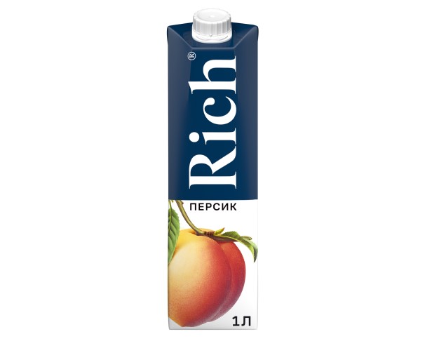 Сок РИЧ Персик 1л / интернет-магазин напитков Лоза в Улан-Удэ