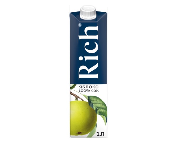 Сок РИЧ Яблоко 1л / интернет-магазин напитков Лоза в Улан-Удэ
