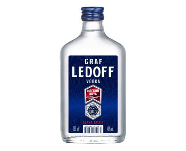 Водка ГРАФ ЛЕДОФФ 250мл / интернет-магазин напитков Лоза в Улан-Удэ