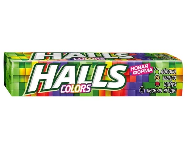 Леденцы ХОЛЛС colors 33/25г / интернет-магазин напитков Лоза в Улан-Удэ
