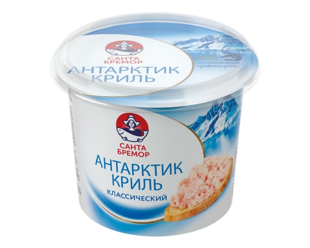 Паста САНТА БРЕМОР Антарктик-криль классическая 150г / интернет-магазин напитков Лоза в Улан-Удэ
