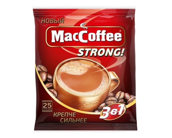 Кофе МАККОФЕ Strong 3в1 16г / интернет-магазин напитков Лоза в Улан-Удэ
