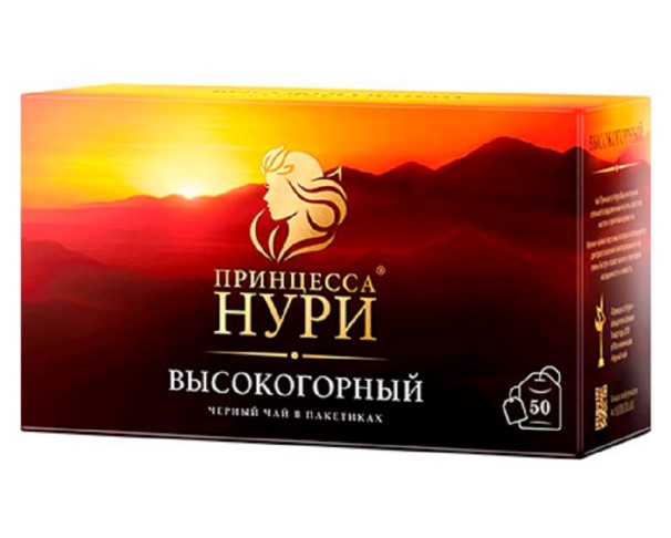 Чай ПРИНЦЕССА НУРИ HG высокогорный 50*2г / интернет-магазин напитков Лоза в Улан-Удэ