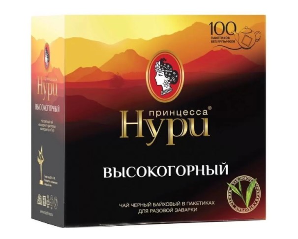 Чай ПРИНЦЕССА НУРИ высокогорный 100*2г / интернет-магазин напитков Лоза в Улан-Удэ