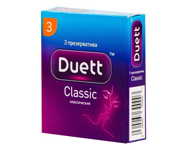 Презервативы DUETT №3 Classiс / интернет-магазин напитков Лоза в Улан-Удэ