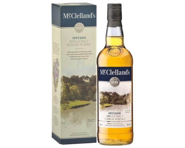 Виски МАККЛЕЛЛАНДС Спейсад односолодовый п/у 700мл / интернет-магазин напитков Лоза в Улан-Удэ