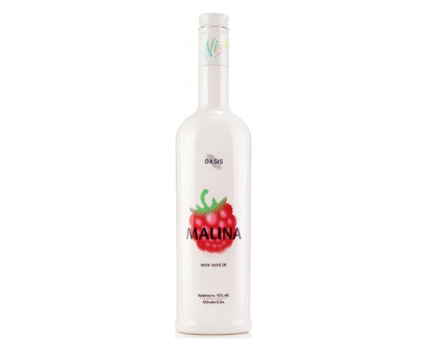 Ликер ОАЗИС Малина эмульс. 15% 500мл / интернет-магазин напитков Лоза в Улан-Удэ