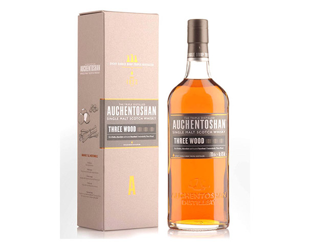 Виски АКЕНТОШАН Три Вуд односолодовый 43% 700мл п/у / интернет-магазин напитков Лоза в Улан-Удэ