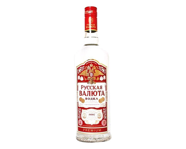 Водка РУССКАЯ ВАЛЮТА 38% 1л / интернет-магазин напитков Лоза в Улан-Удэ