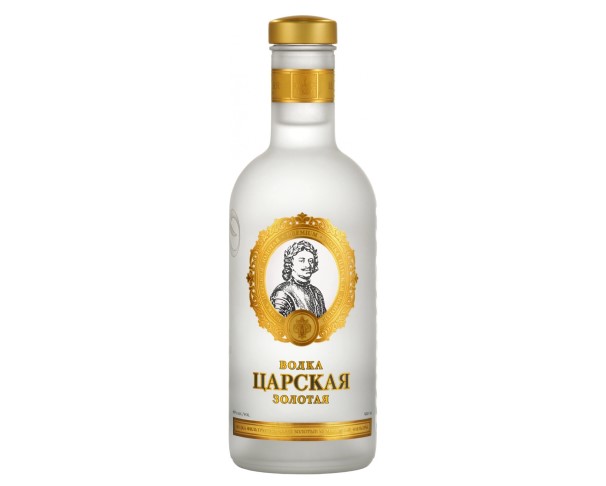 Водка ЦАРСКАЯ золотая 40% 500мл / интернет-магазин напитков Лоза в Улан-Удэ