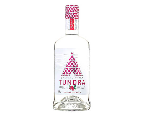 Водка ТУНДРА Северная брусника особая Крайнего Севера 40% 500мл / интернет-магазин напитков Лоза в Улан-Удэ