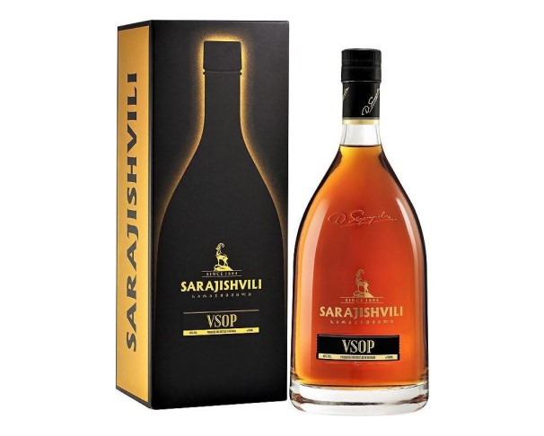 Коньяк САРАДЖИШВИЛИ VSOP 8 лет грузинский 40% 500мл п/у / интернет-магазин напитков Лоза в Улан-Удэ