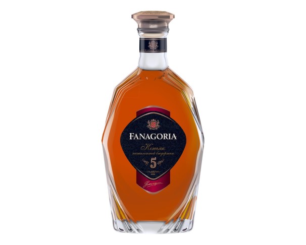 Коньяк России ФАНАГОРИЯ пятилетний 40% 500мл / интернет-магазин напитков Лоза в Улан-Удэ