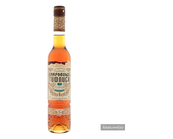 Коньяк СОКРОВИЩЕ ТИФЛИСА Грузинский пятилетний 40% 500мл / интернет-магазин напитков Лоза в Улан-Удэ