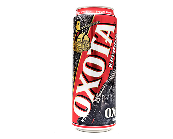 Пиво ОХОТА Крепкое 8,1% 450мл ж/б / интернет-магазин напитков Лоза в Улан-Удэ