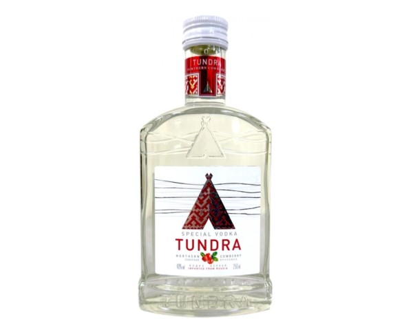 Водка ТУНДРА Северная брусника особая Крайнего Севера 40%250мл / интернет-магазин напитков Лоза в Улан-Удэ