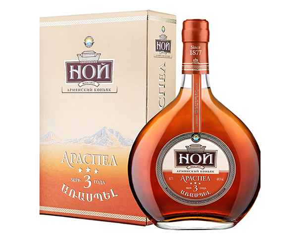 Коньяк НОЙ Араспел пятилетний 40% 500мл п/у / интернет-магазин напитков Лоза в Улан-Удэ