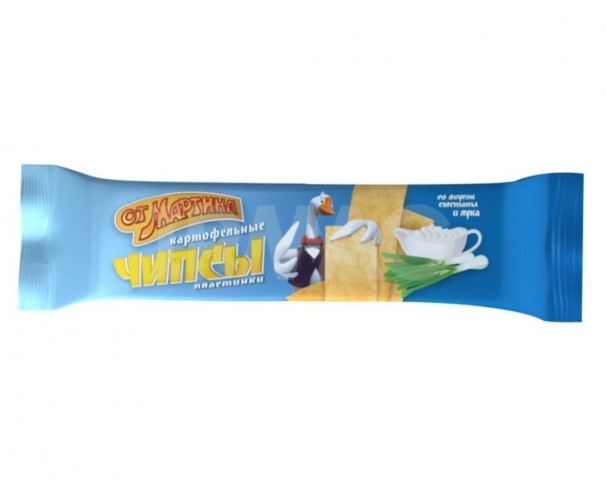 Чипсы ОТ МАРТИНА Лук и сметана 100г плас / интернет-магазин напитков Лоза в Улан-Удэ