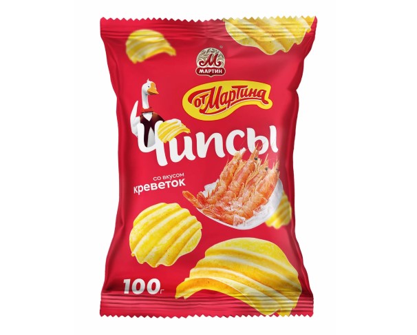 Чипсы ОТ МАРТИНА С крабом рифленые 100г плас / интернет-магазин напитков Лоза в Улан-Удэ