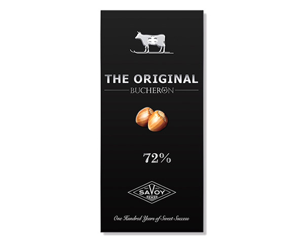 Шоколад Bucheron Original Горький шоколад с дроб фундуком 90/100г / интернет-магазин напитков Лоза в Улан-Удэ