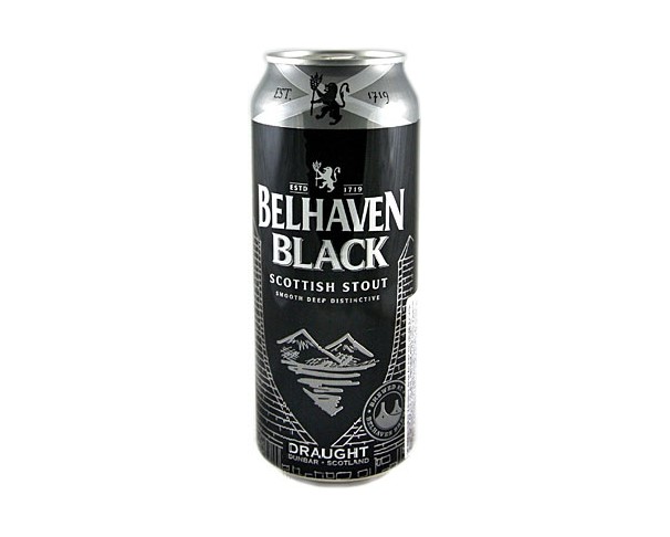 Пиво БЕЛХОВЕН Блэк Скоттиш Стаут 4,2% 440мл ж/б / интернет-магазин напитков Лоза в Улан-Удэ