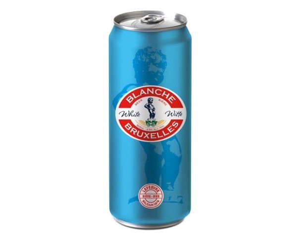 Пиво БЛАНШ ДЕ БРЮССЕЛЬ 4,5% 500мл ж/б / интернет-магазин напитков Лоза в Улан-Удэ