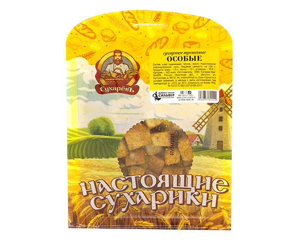 Сухарики НАСТОЯЩИЕ Особые 100г / интернет-магазин напитков Лоза в Улан-Удэ