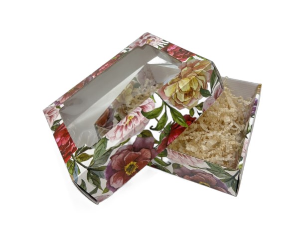 Коробка-трансформер 8,5*36*8,5см с окном (красная) / интернет-магазин напитков Лоза в Улан-Удэ