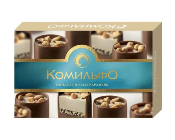 Конфеты КОМИЛЬФО Крем Миндаль 116г / интернет-магазин напитков Лоза в Улан-Удэ