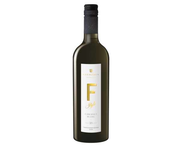 Вино России ФАНАГОРИЯ Ф-Стиль Каберне По-белому белое полусухое 12,5-13,5% 750мл / интернет-магазин напитков Лоза в Улан-Удэ