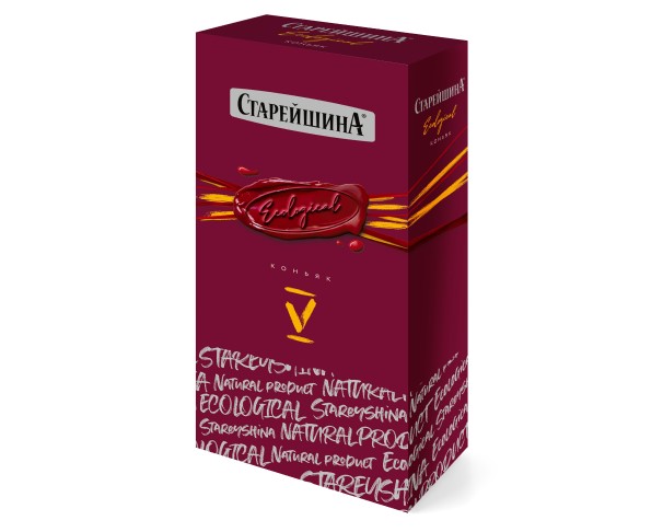 Коньяк России СТАРЕЙШИНА 5лет 500мл п/у / интернет-магазин напитков Лоза в Улан-Удэ