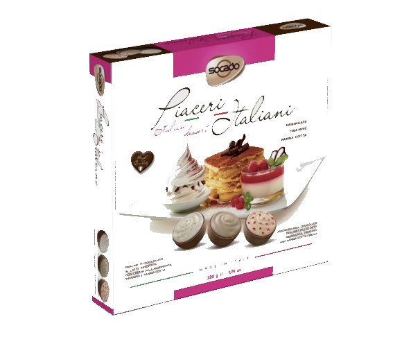 Конфеты SOCADO Итальянский десерт 220г / интернет-магазин напитков Лоза в Улан-Удэ