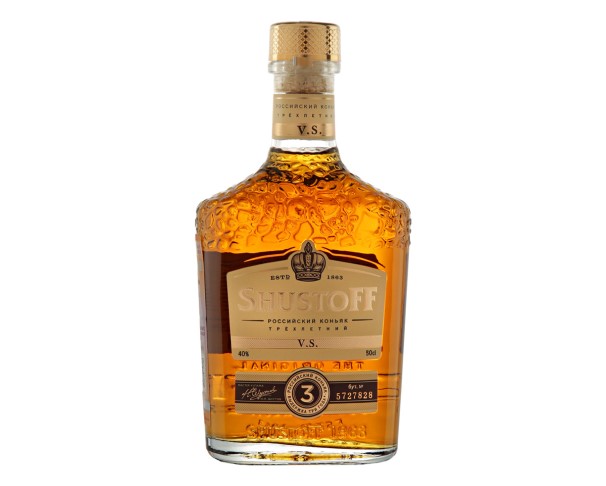 Коньяк России ШУСТОВ 3года 40% 500мл / интернет-магазин напитков Лоза в Улан-Удэ