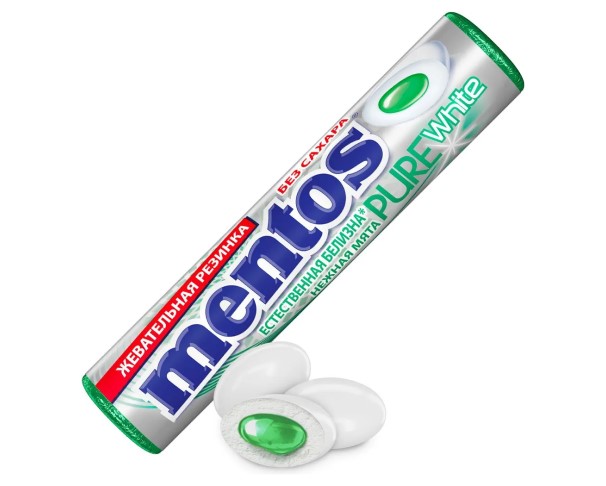 Жев резинка МЕНТОС Гам рол Нежная мята 16г / интернет-магазин напитков Лоза в Улан-Удэ