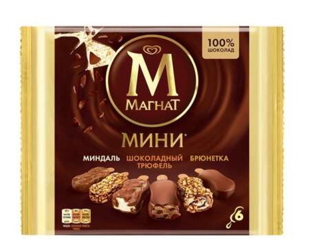 Эскимо ИНМАРКО МАГНАТ Трюфель/миндаль/брюнетка мультипак 294г / интернет-магазин напитков Лоза в Улан-Удэ