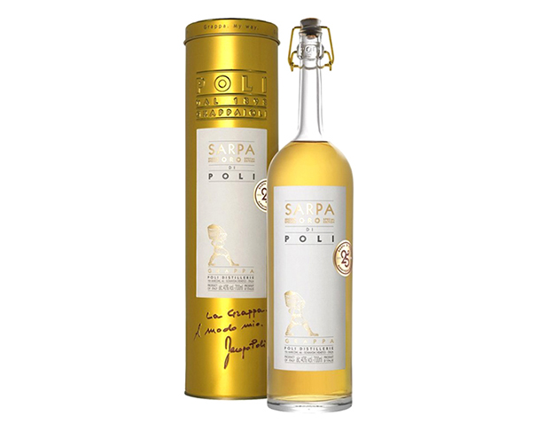 Граппа САРПА Оро ди Поли 40% 700мл туба / интернет-магазин напитков Лоза в Улан-Удэ