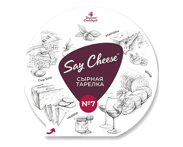 Сырная тарелка #7 (маасдам шевр чеддер) 185г БЗМЖ / интернет-магазин напитков Лоза в Улан-Удэ