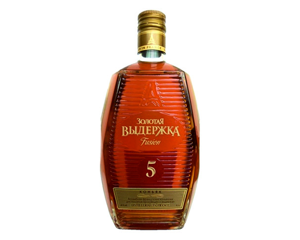 Коньяк России ЗОЛОТАЯ ВЫДЕРЖКА Fusion 5лет 250мл / интернет-магазин напитков Лоза в Улан-Удэ