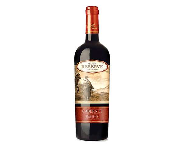 Вино АЛАНСКИЙ РЕЗЕРВ Каберне красное п/сладкое 750мл / интернет-магазин напитков Лоза в Улан-Удэ