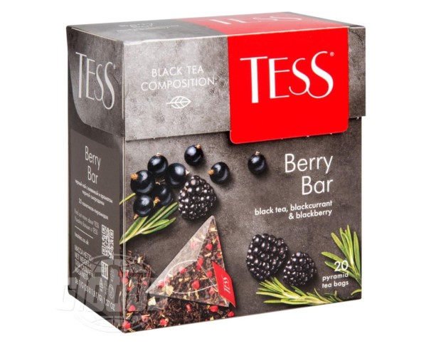 Чай ТЕСС Берри бар пирамидки 20*1,8г / интернет-магазин напитков Лоза в Улан-Удэ