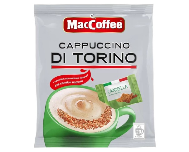 *Кофе МАККОФЕ Капучино ДиТорино с кориц 25,5г / интернет-магазин напитков Лоза в Улан-Удэ