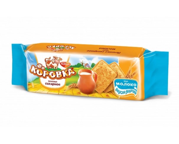 Печенье КОРОВКА с молоком 92г / интернет-магазин напитков Лоза в Улан-Удэ