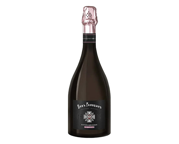 Вино игристое России ЛЕВЪ ГОЛИЦЫНЪ Наследие Мастера Коронац роз брют 750мл / интернет-магазин напитков Лоза в Улан-Удэ